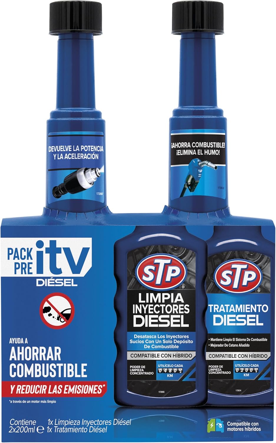 Pack Pre-ITV Diésel STP – Limpia Inyectores + Tratamiento Diésel