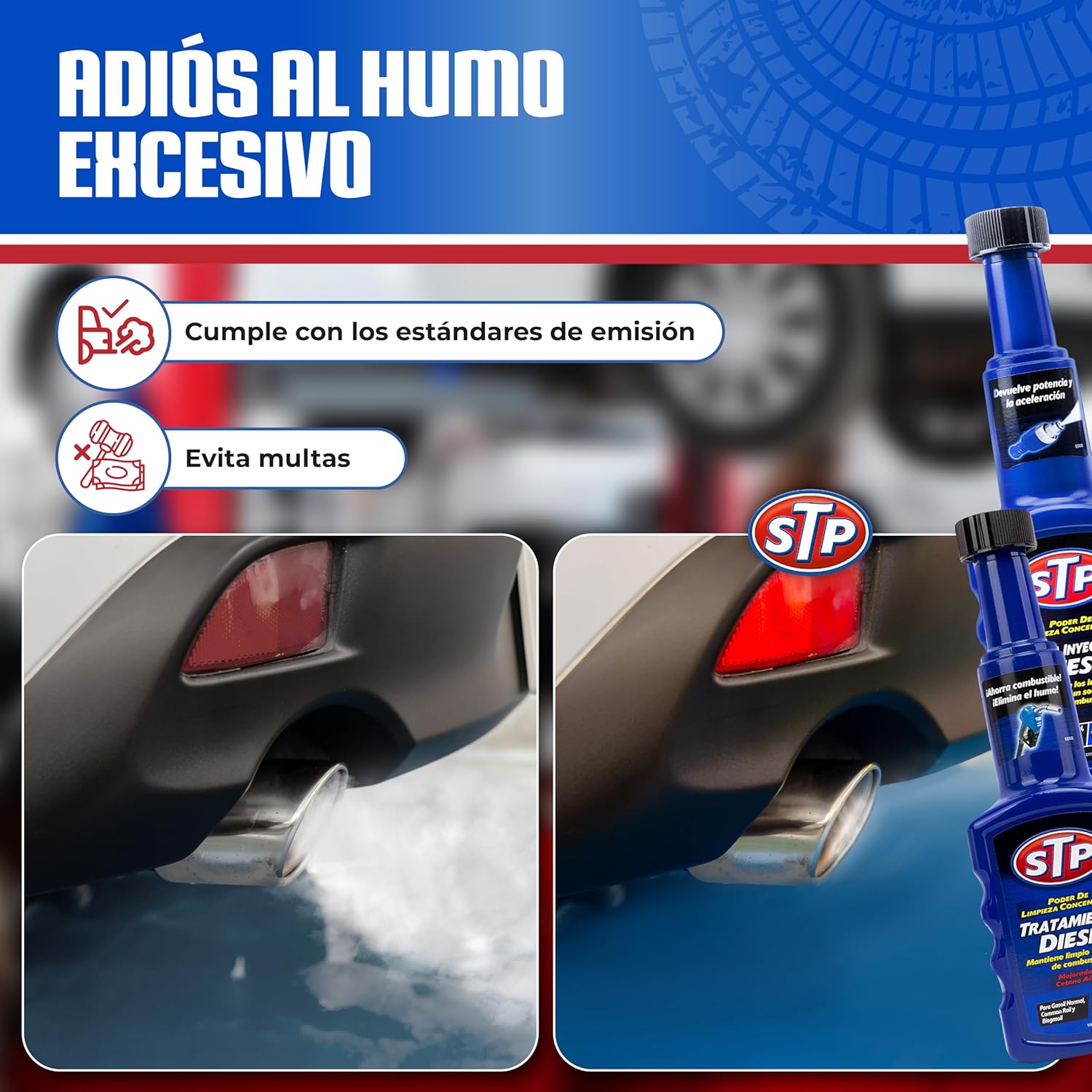 Pack Pre-ITV Diésel STP – Limpia Inyectores + Tratamiento Diésel